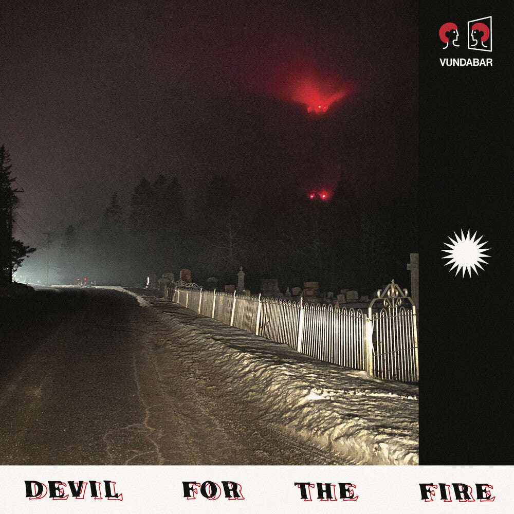 the album cover for Vundabar - Devil For The Fire (Red & Slate) [Colored Vinyl] (Red)
