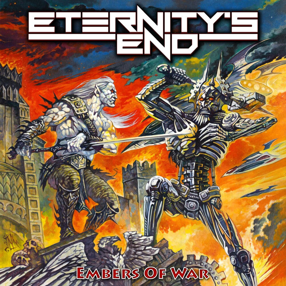 the album cover for Eternity's End - Embers Of War
