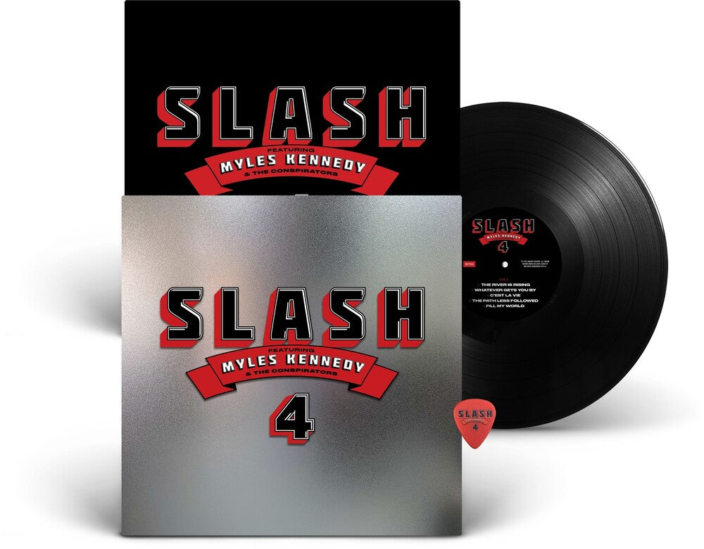 the album cover for Slash - 4 (feat. Myles Kennedy and The Conspirators) [Black LP]