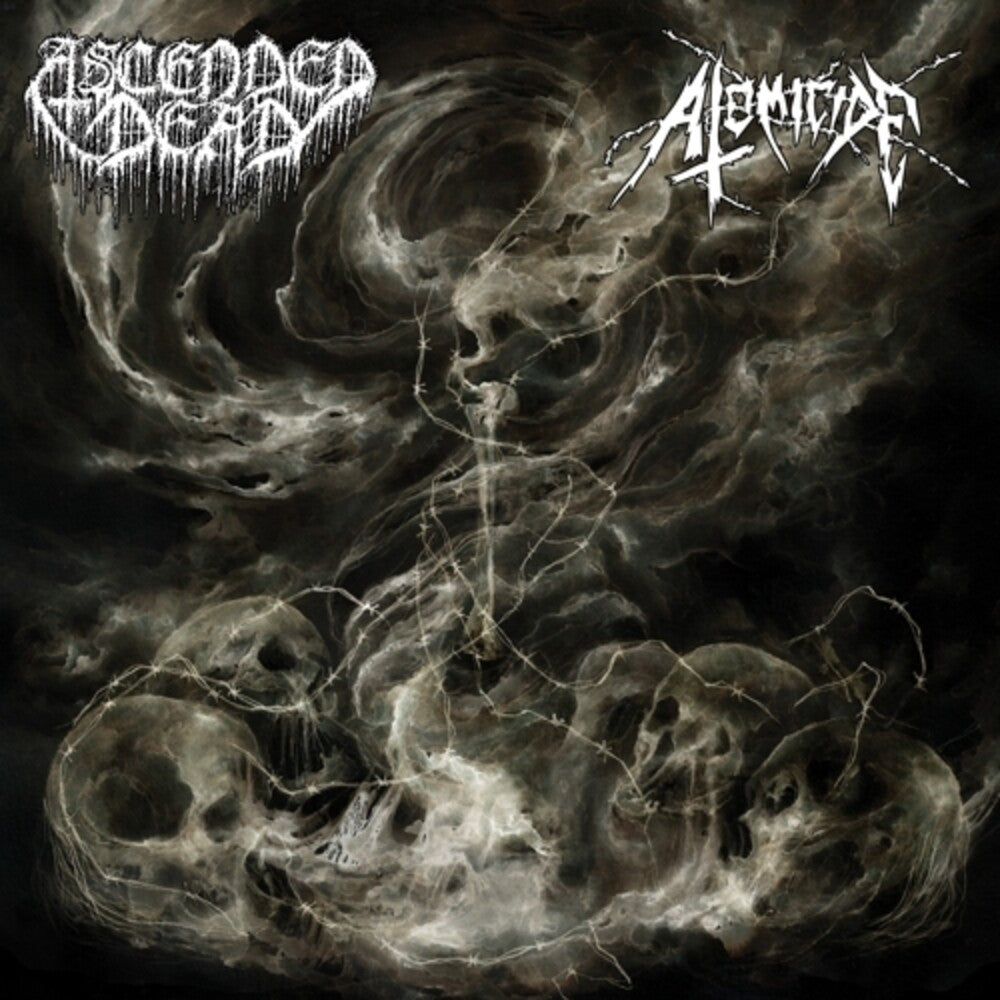 the album cover for Ascended Dead/Atomicide - Ascended Dead/Atomicide