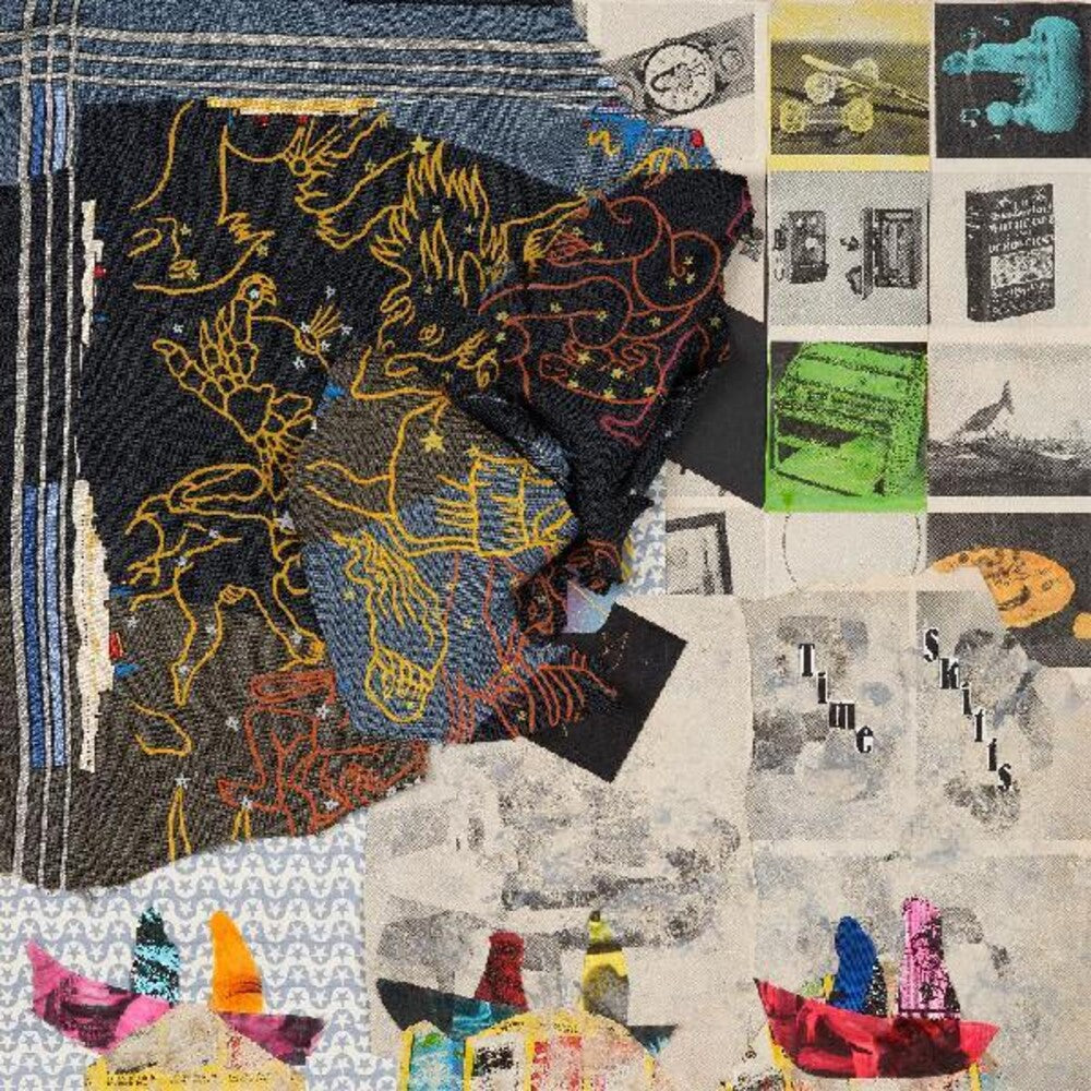the album cover for Animal Collective - Time Skiffs [Indie Exclusive Limited Edition Translucent Ruby 2LP]