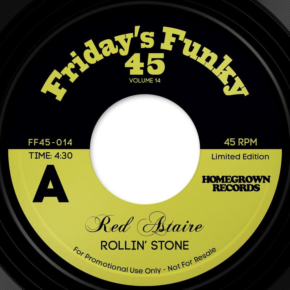 the album cover for Red Astaire - Rollin' Stone / Love To Angie
