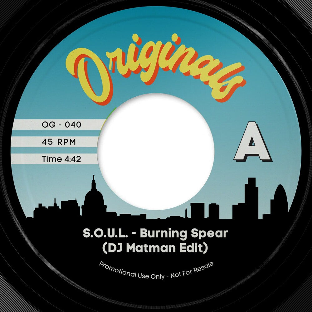 the album cover for S.O.U.L. / Pete Rock & Cl Smooth - Burning Spear (Dj Matman Edit) / Go With The Flo