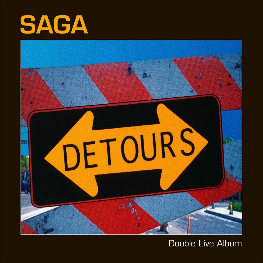 the album cover for Saga - Detours (Live) [Reissue]