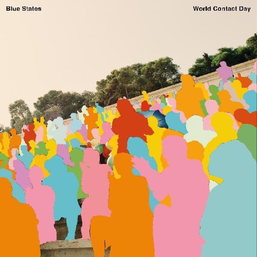 the album cover for Blue States - World Contact Day