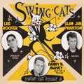 the album cover for Swing Cats - Swing Cat Stomp (Red) [Colored Vinyl] (Red)