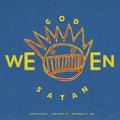 the album cover for Ween - GODWEENSATAN: Live [Red & Blue Splatter 2 LP]