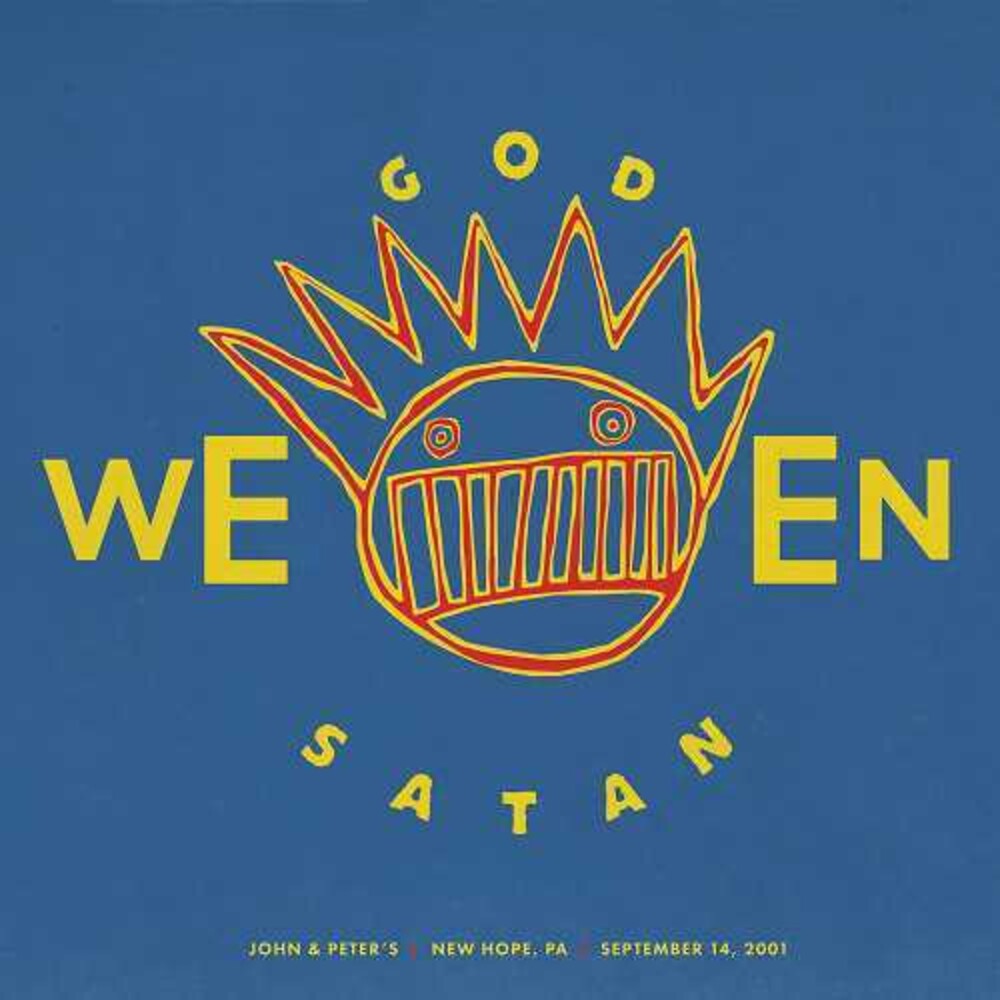 the album cover for Ween - GODWEENSATAN: Live [Red & Blue Splatter 2 LP]