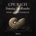 the album cover for Marc Hamelin -Andre - C.P.E Bach: Sonatas & Rondos