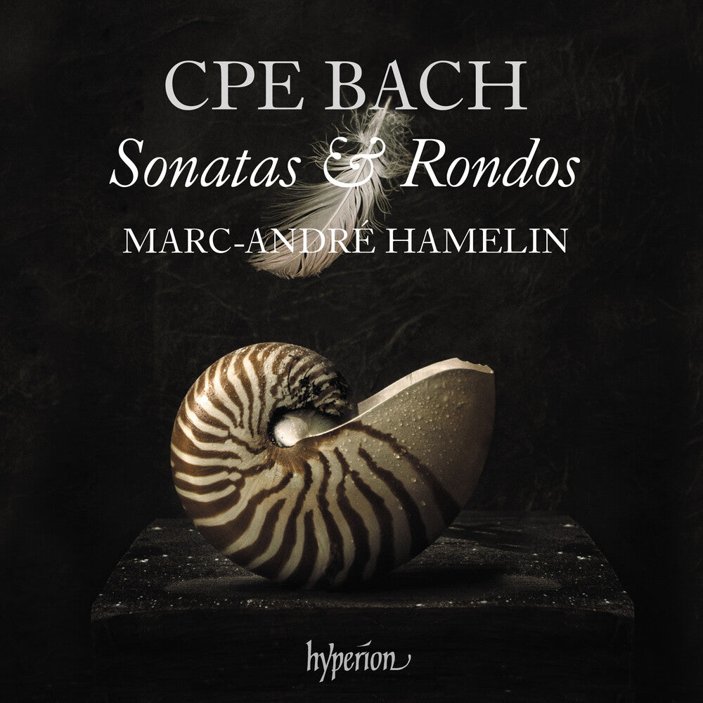 the album cover for Marc Hamelin -Andre - C.P.E Bach: Sonatas & Rondos