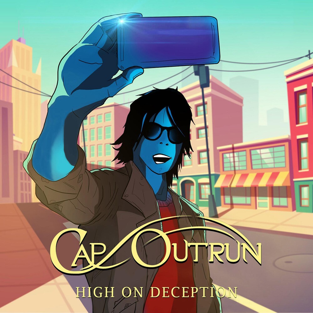 the album cover for Cap Outrun - Deception