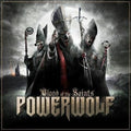 the album cover for Powerwolf - Blood Of The Saints: 10th Anniversary [Flame Marbled LP]