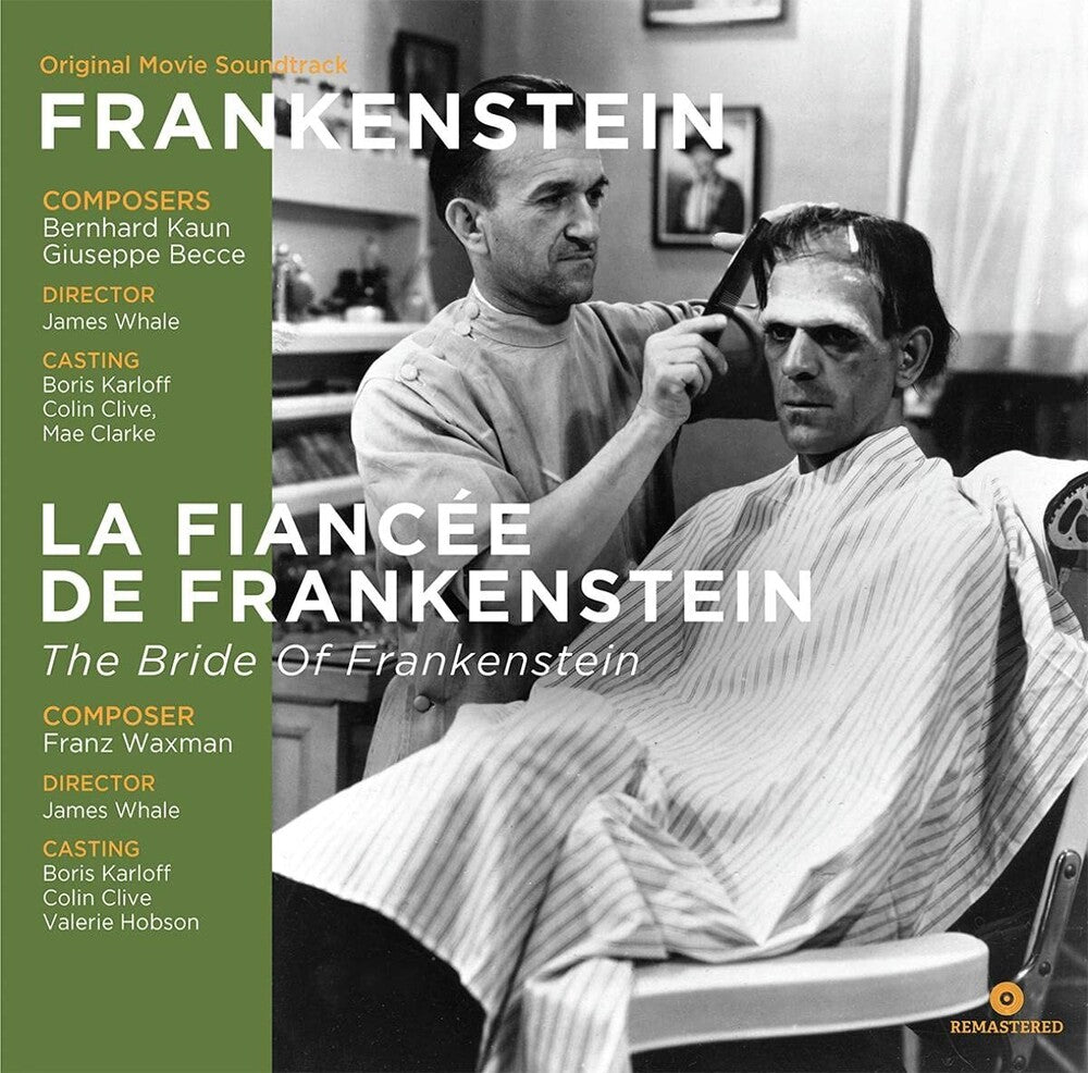 the album cover for Bernhard Kaun  / Becce,Giuseppe / Waxman,Franz (Uk) - Frankenstein / Bride Of Frankenstein / O.S.T. (Uk)