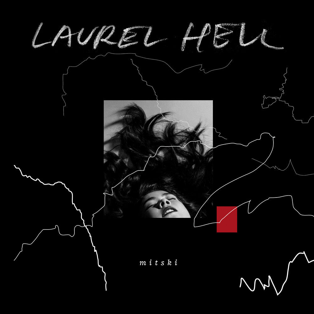 the album cover for Mitski - Laurel Hell [Red LP]