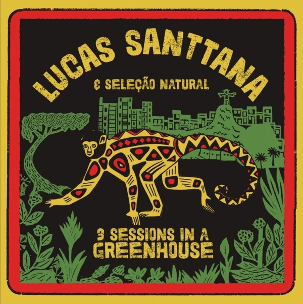 the album cover for Lucas Santtana - 3 Sessions In A Greenhouse [Colored Vinyl] (Ylw)