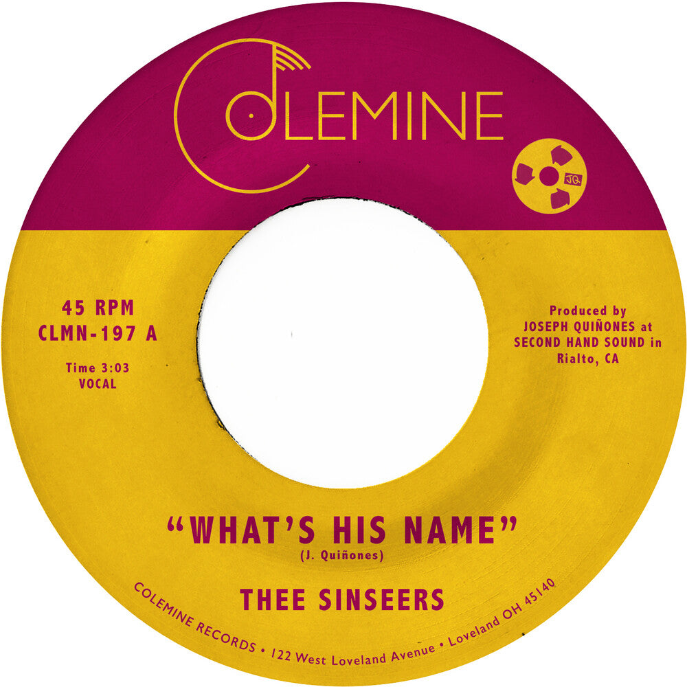 the album cover for Thee Sinseers - What's His Name (Random [Colored Vinyl]