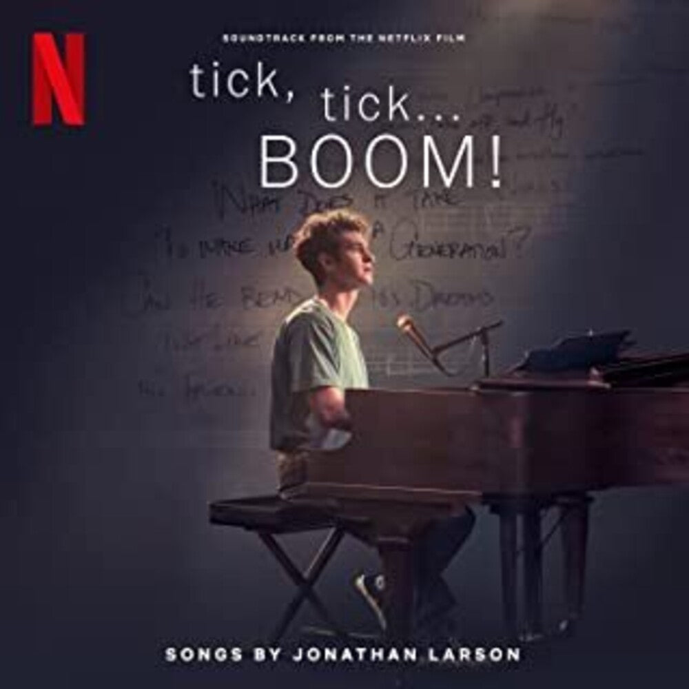 the album cover for The Cast of Netflix's Film tick, tick... BOOM! - tick, tick... BOOM! (Soundtrack from the Netflix Film) [2LP]