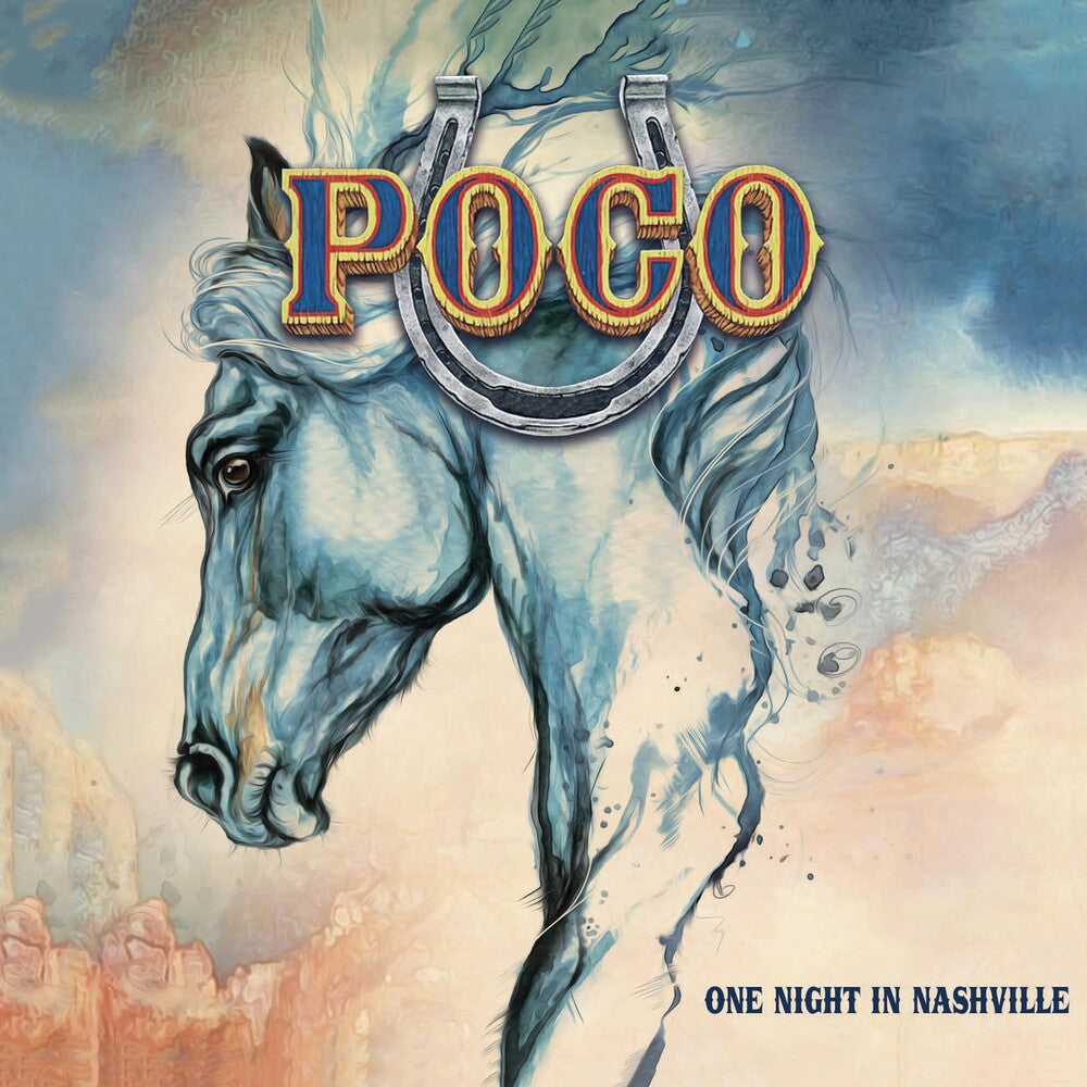the album cover for Poco - One Night In Nashville (Transparent Blue) (Blue)