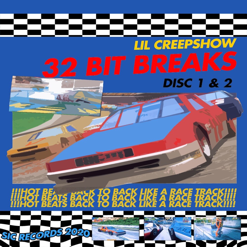 the album cover for Professor Creepshow - 32 Bit Breaks