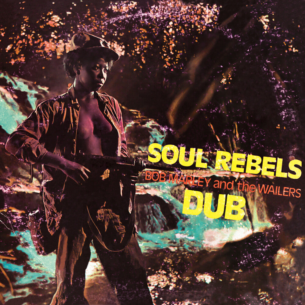 the album cover for Bob Marley - Soul Rebels Dub (Yellow & Red Haze) [Colored Vinyl] (Red)