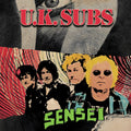 the album cover for Uk Subs - Sensei (Red) [Colored Vinyl] [Limited Edition] (Red)