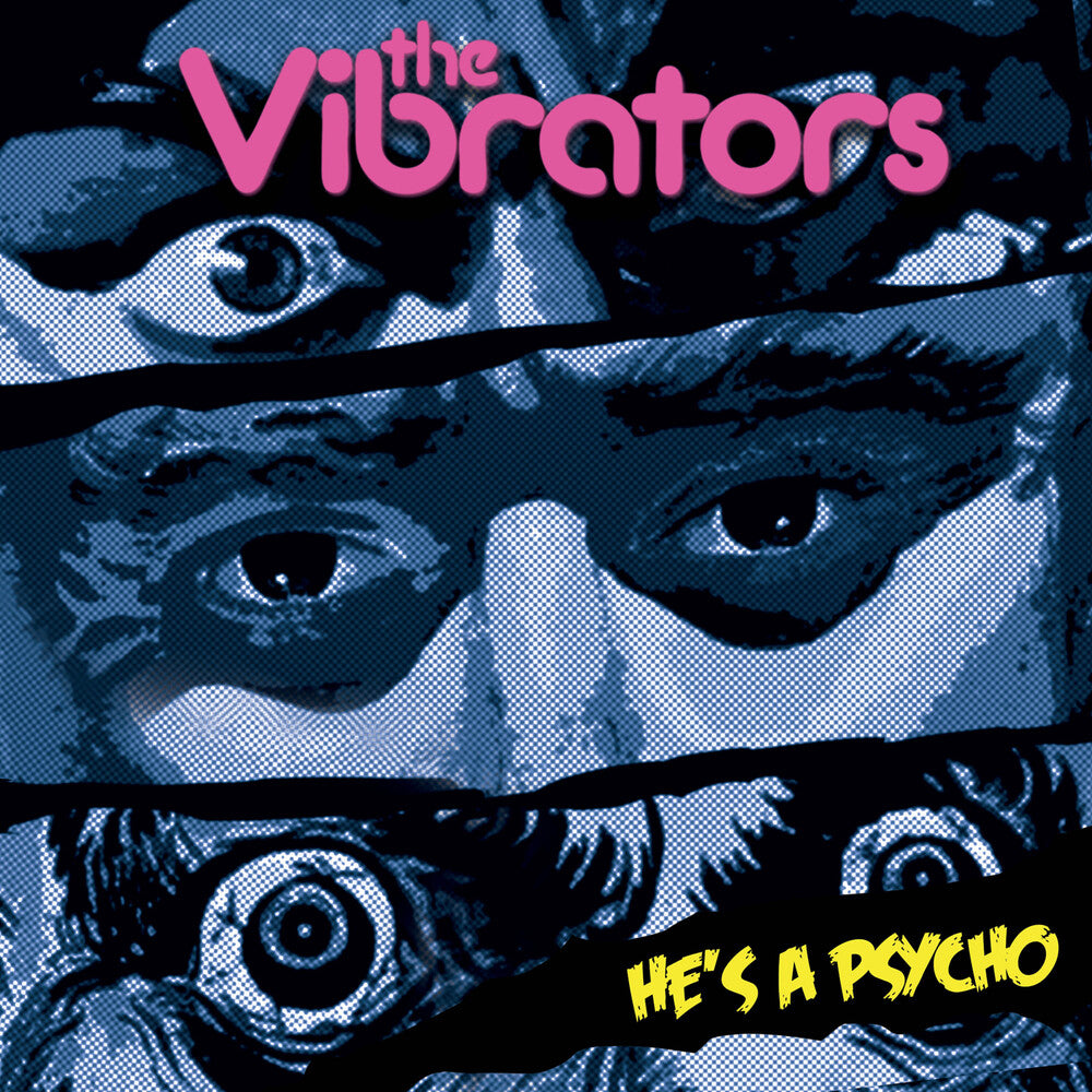 the album cover for Vibrators - He's A Psycho (Red) [Colored Vinyl] [Limited Edition] (Red)