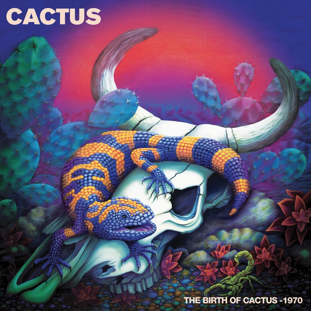 the album cover for Cactus - Birth Of Cactus - 1970 (Red) [Colored Vinyl] (Red)