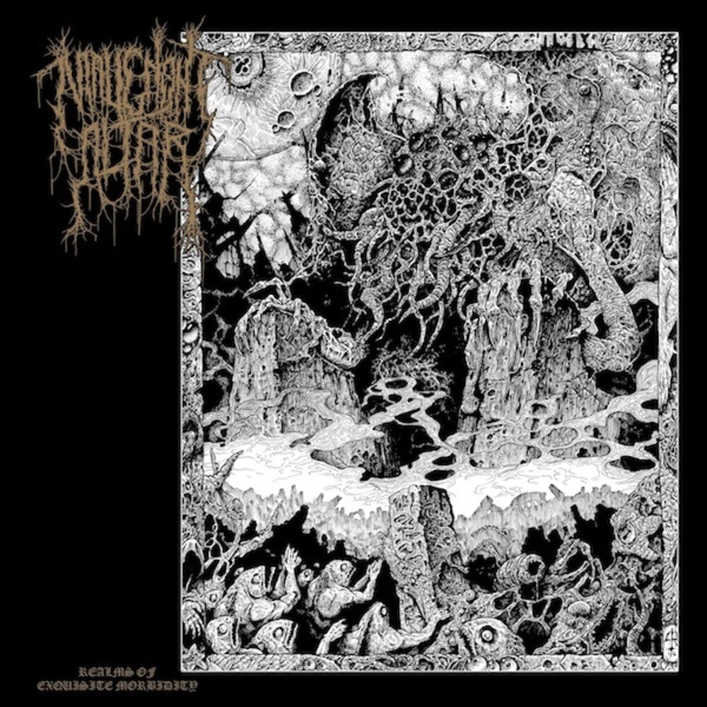 the album cover for Malignant Altar - Realms Of Exquisite Morbidity