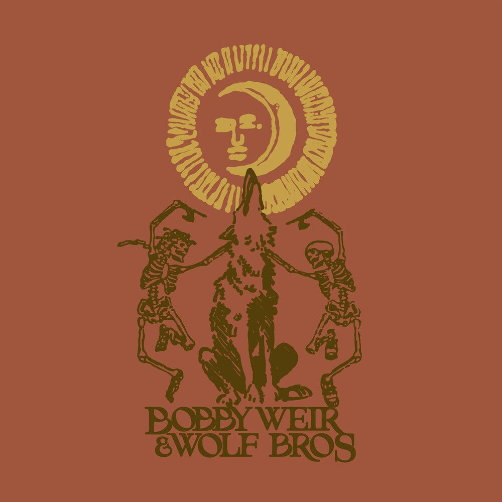 the album cover for Bob Weir - Bobby Weir and Wolf Bros: Live In Colorado [Indie Exclusive Limited Edition Opaque Jade and Opaque Gold 2LP]
