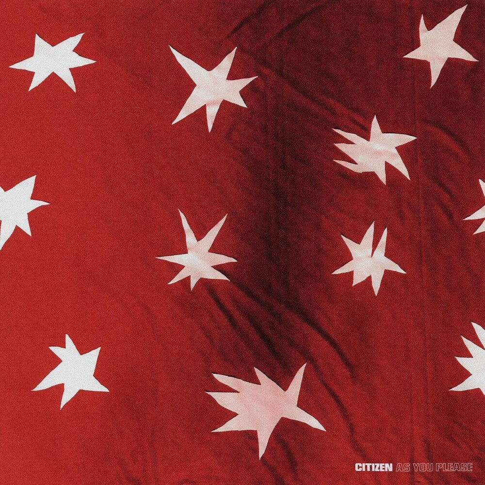 the album cover for Citizen - As You Please (Neon Orange & Blue Twister) (Blue)