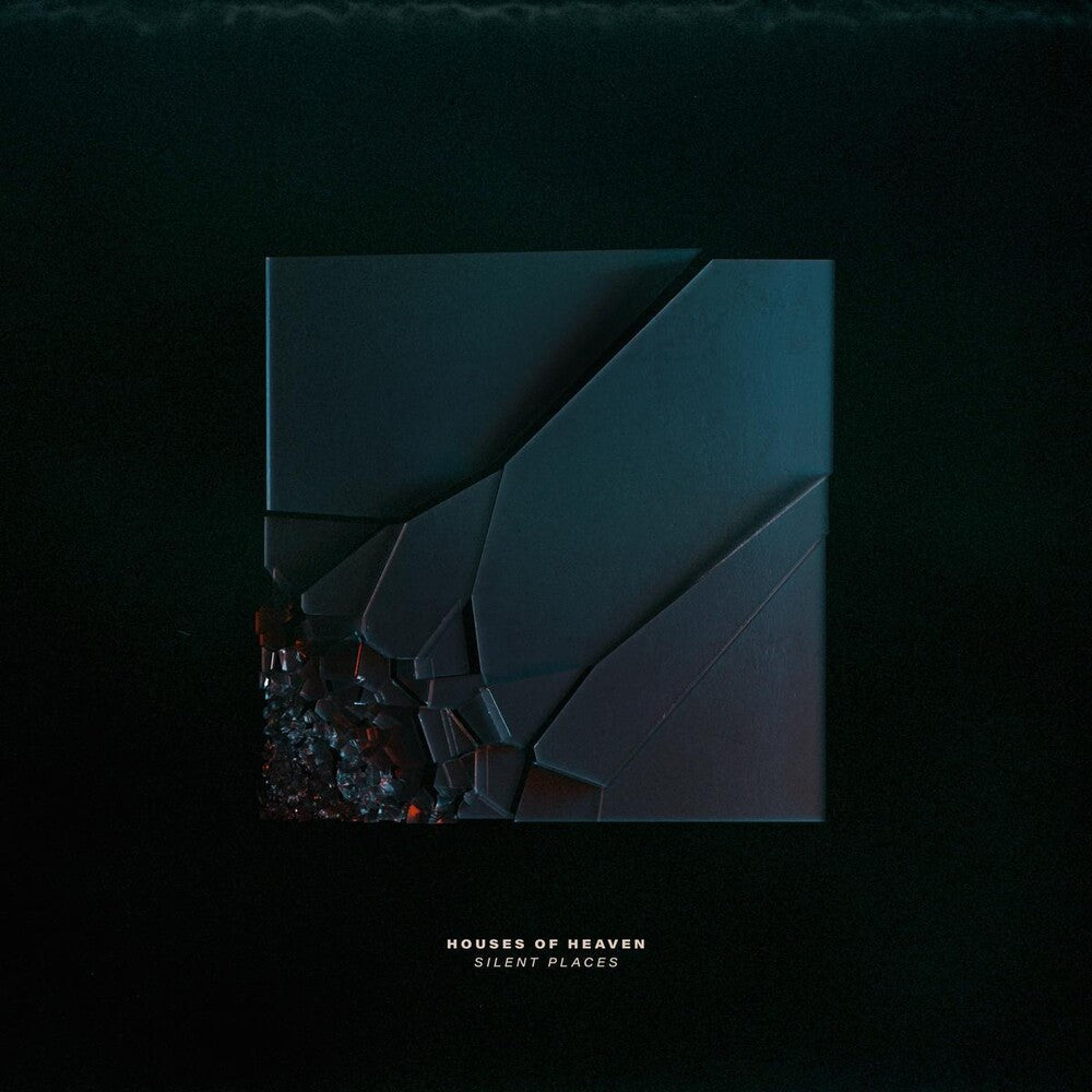 the album cover for Houses Of Heaven - Silent Places (Silent Red & Black Swirl) (Blk)