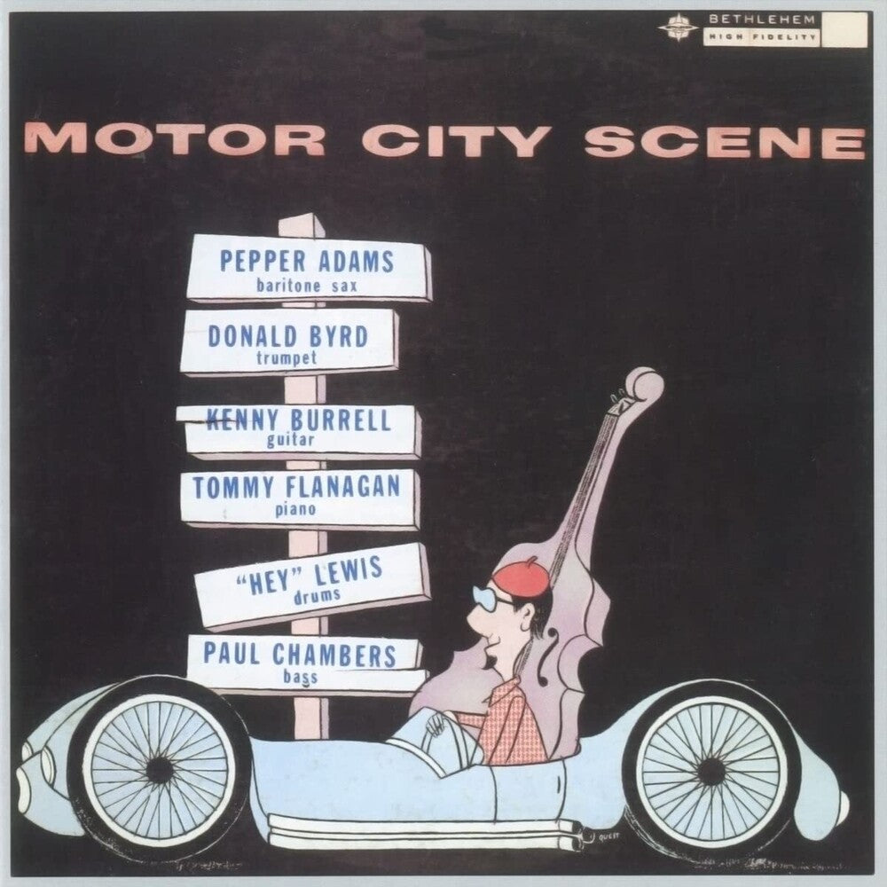 the album cover for Donald Byrd  / Adams,Pepper - Motor City Scene