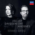 the album cover for Lise Davidsen  / Andsnes,Leif - Edvard Grieg