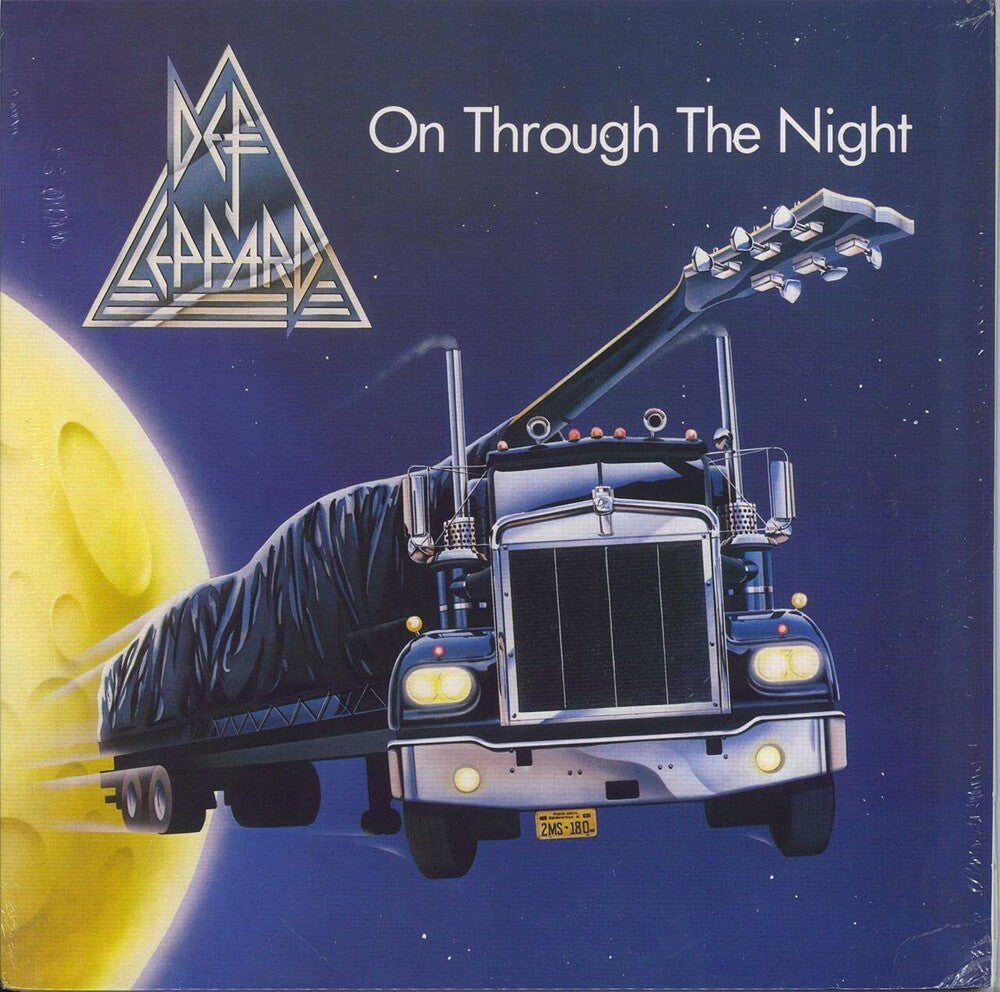 the album cover for Def Leppard - On Through The Night (Blue) [Clear Vinyl] [Limited Edition]