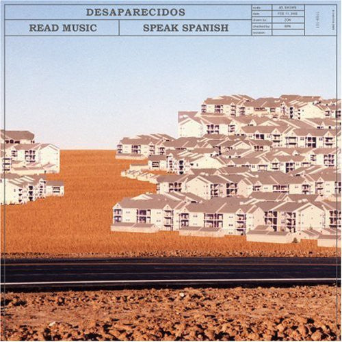 the album cover for Desaparecidos - Read Music/Speak Spanish