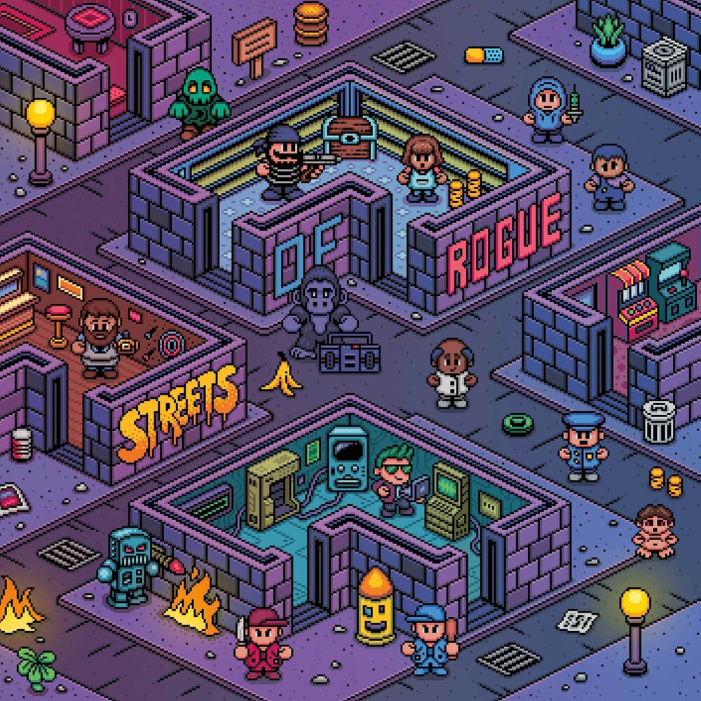 the album cover for Craig Barnes - Streets Of Rogue (Original Game Soundtrack)