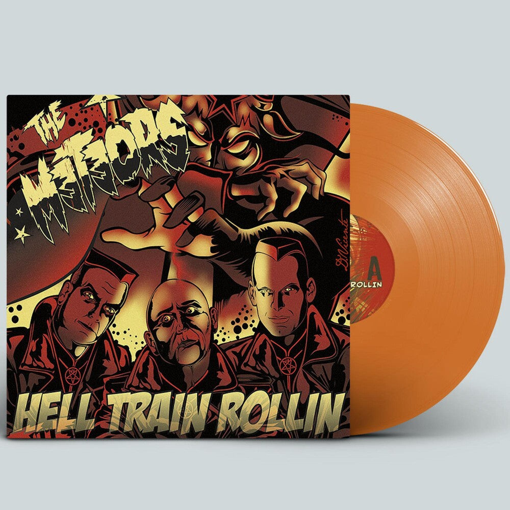 the album cover for Meteors - Hell Train Rollin' [Colored Vinyl] (Org)