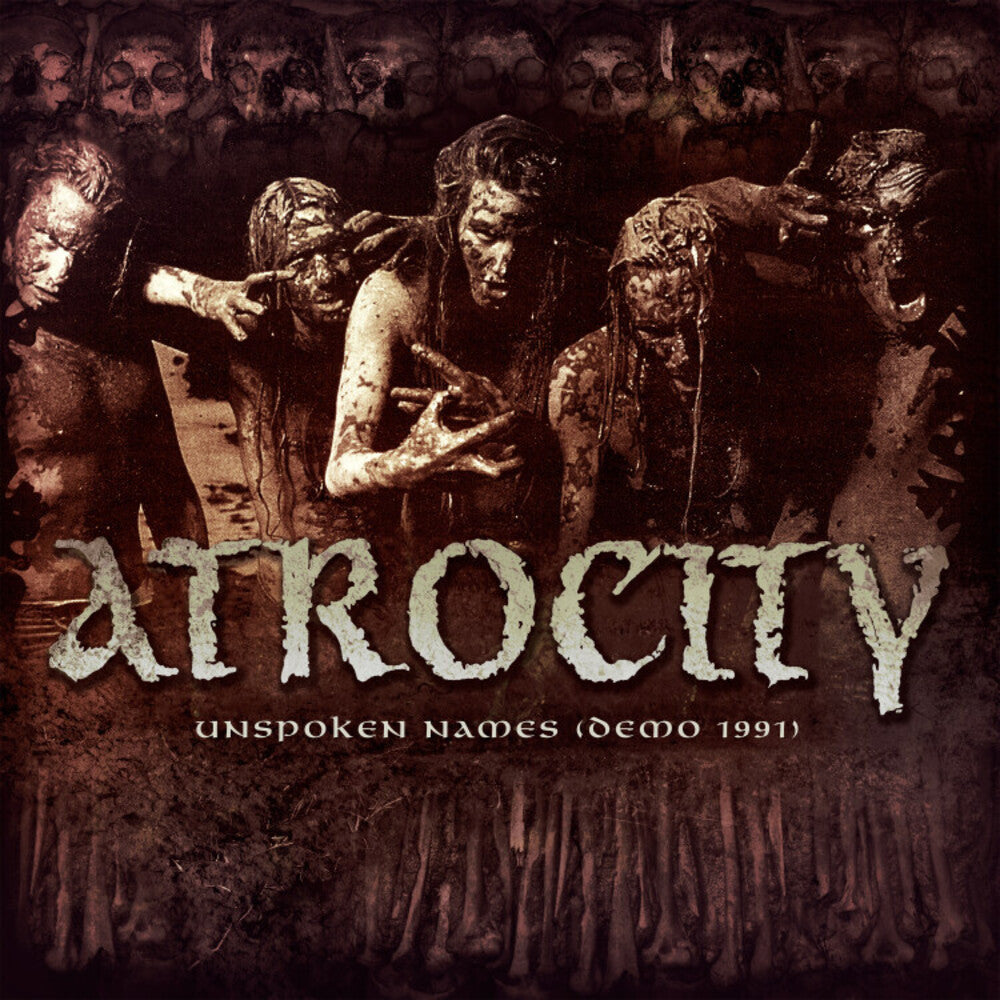 the album cover for Atrocity - Unspoken Names (Demo 1991)