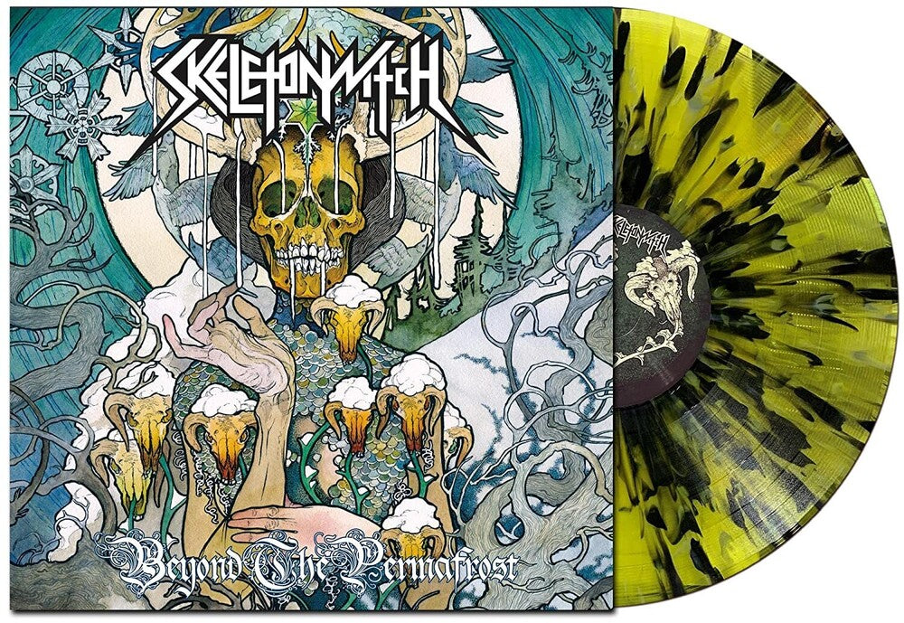 the album cover for Skeletonwitch - Beyond The Permafrost (Blk) [Clear Vinyl] (Ylw)