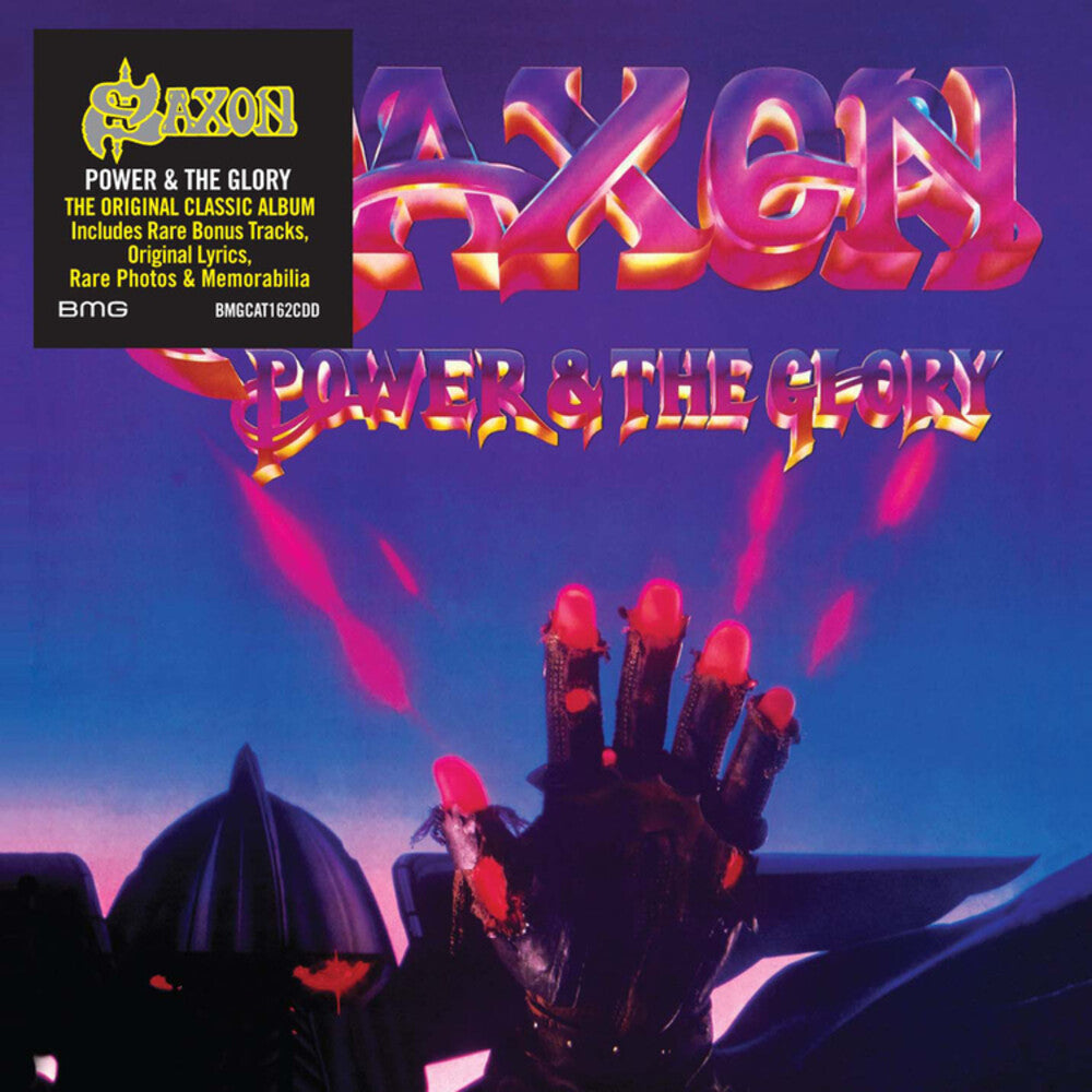 the album cover for Saxon - Power & The Glory