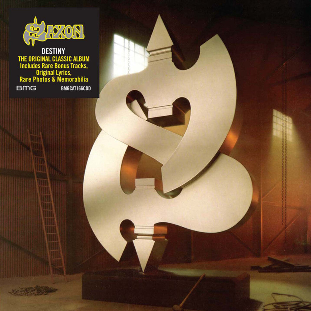 the album cover for Saxon - Destiny
