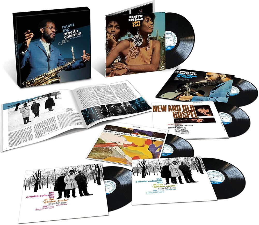 the album cover for Ornette Coleman - Round Trip - The Complete Ornette Coleman (Box)
