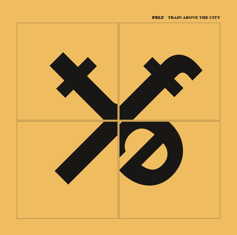 the album cover for Felt - Train Above The City (Uk)
