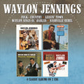 the album cover for Waylon Jennings - Folk-Country / Leavin Town / Sings Ol / Nashville