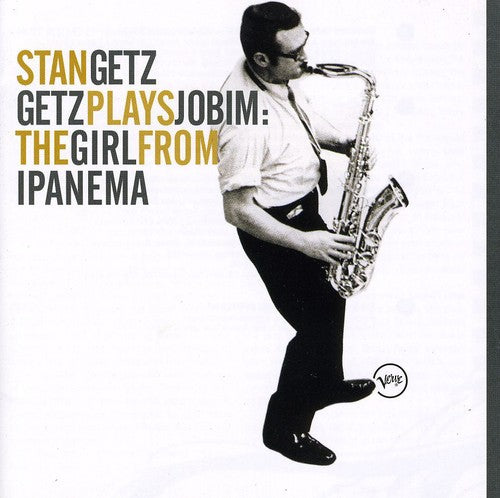 the album cover for Stan Getz - Getz Plays Jobim: The Girl from Ipanema