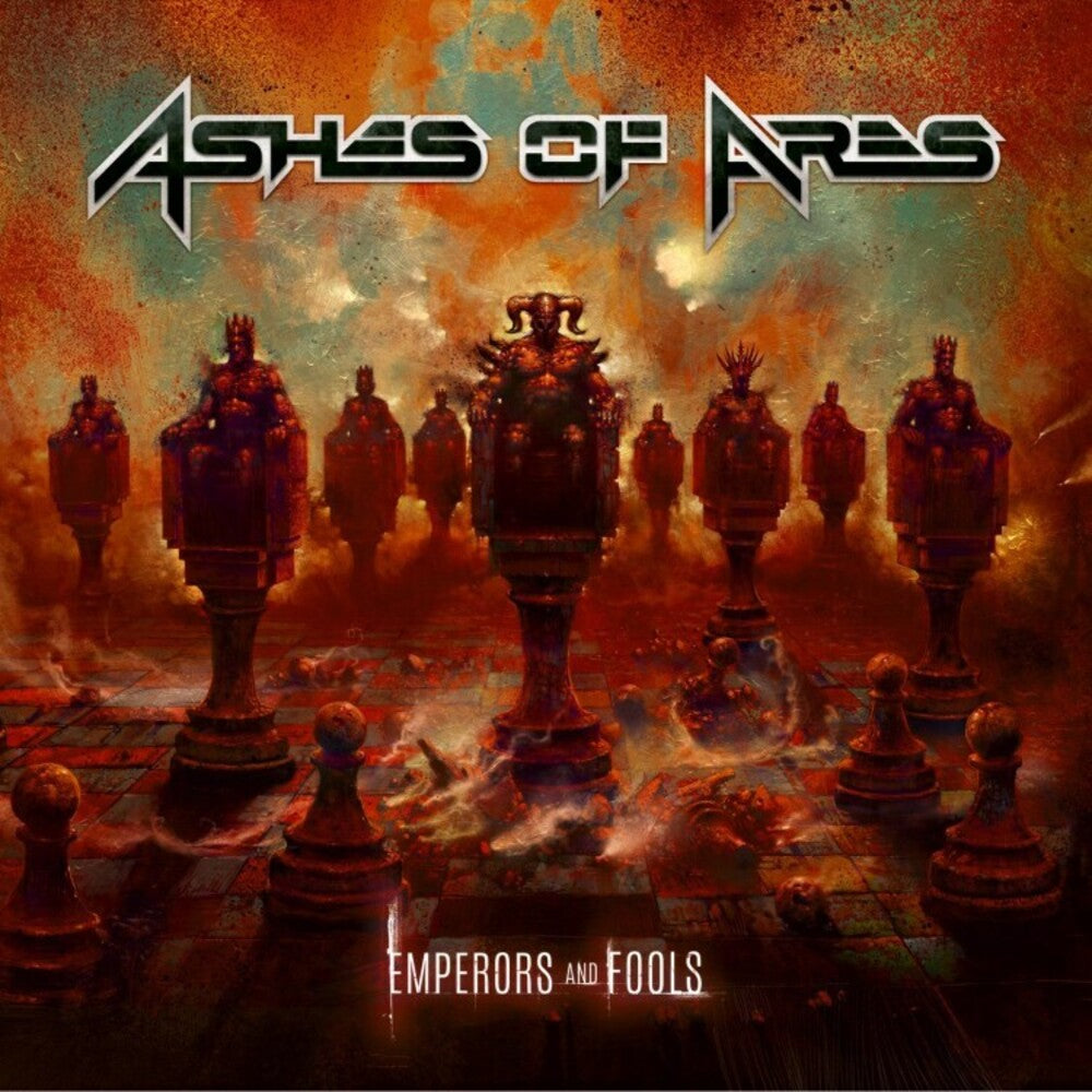 the album cover for Ashes Of Ares - Emperors & Fools (Turquoise/Black) [Colored Vinyl]