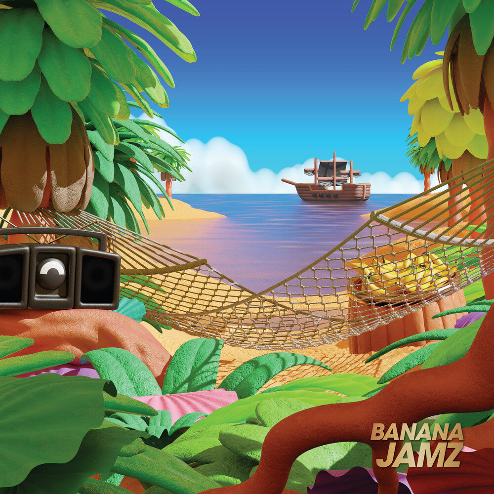 the album cover for Josh Willis  (Blue) (Colv) - Banana Jamz (Blue) [Colored Vinyl]