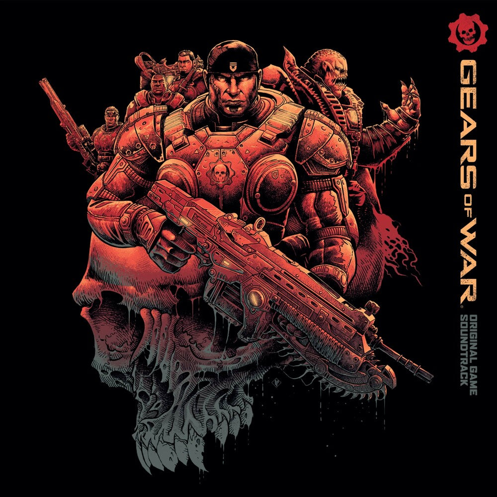 the album cover for Kevin Riepl  (Colv) (Red) - Gears Of War / O.S.T. [Colored Vinyl] (Red)