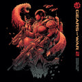 the album cover for Steve Jablonsky  (Colv) (Red) - Gears Of War 2 / O.S.T. [Colored Vinyl] (Red)