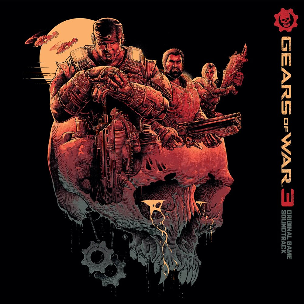 the album cover for Steve Jablonsky  (Colv) (Red) - Gears Of War 3 / O.S.T. [Colored Vinyl] (Red)